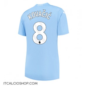 Manchester City Mateo Kovacic #8 Prima Maglia Femmina 2023-24 Manica Corta